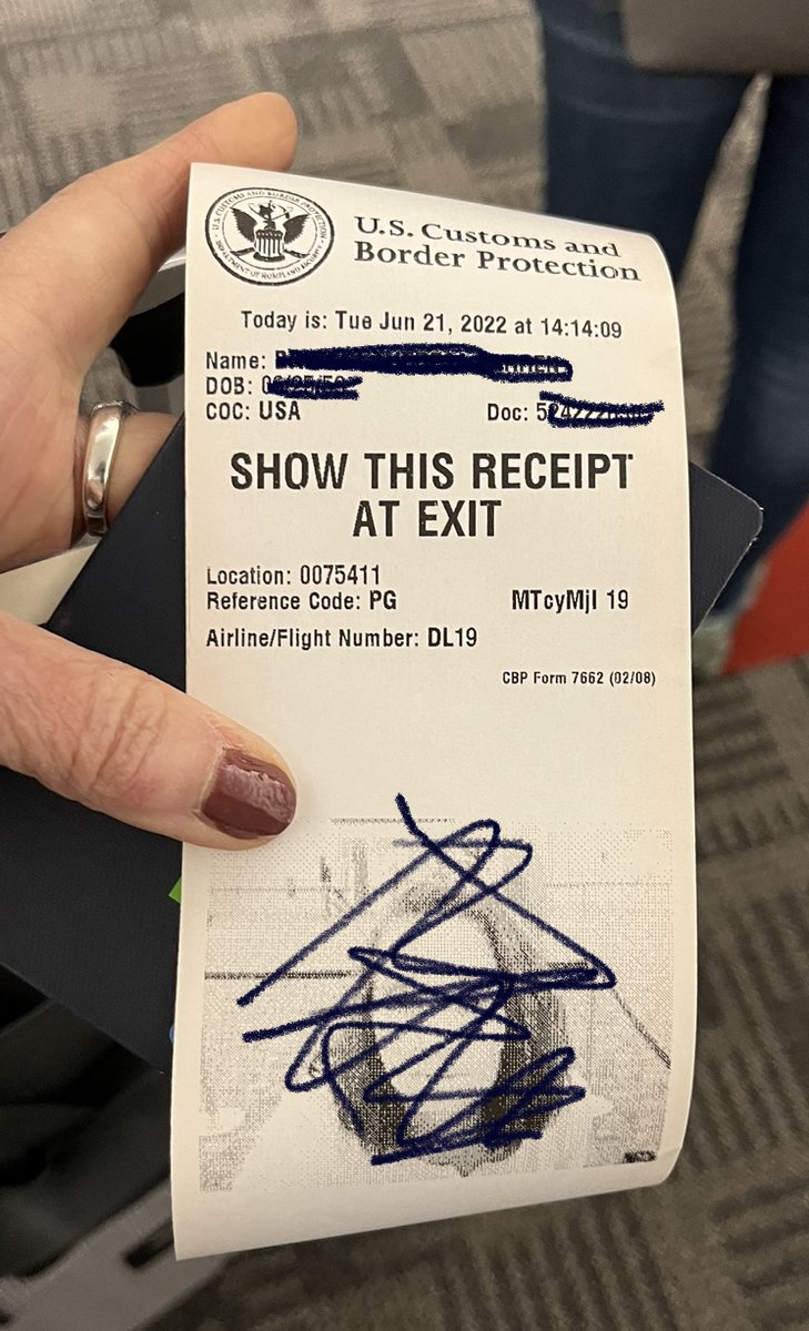 USServas's tweet photo. First time using Global Entry via @CBP . Facial recognition at a kiosk, rather than long lines. Easeful process after traveling overseas. (it also acts as TSA precheck inside the U.S.) https://t.co/UZF6CBwZQv