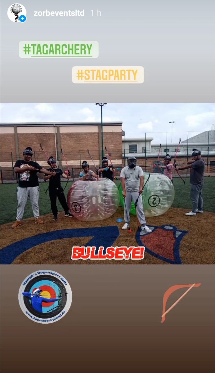zorbeventsltd's tweet photo. Anyone wanting fun activities for any occasion get in touch #tagarchery #zorbeventsltd πππ https://t.co/bf1nPAfpAQ
