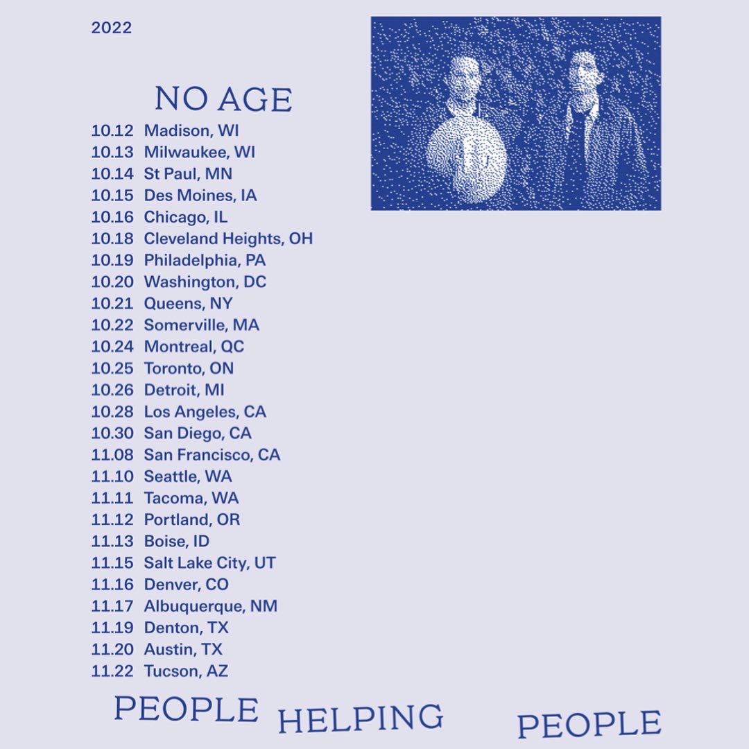NoAgeLA's tweet photo. New album! People Helping People out via @dragcityrecords 9/16 and some shows too! https://t.co/L2el0oBHC0