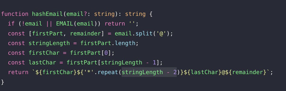 Stammy's tweet photo. Never did I think wedding planning would involve describing typescript bugs to a wedding registry company whose product I use but here we are

unable to login, likely because they never expected an email to only have 1 letter before the @ symbol  

I’ve highlighted their issue https://t.co/CiqLbQSWNV