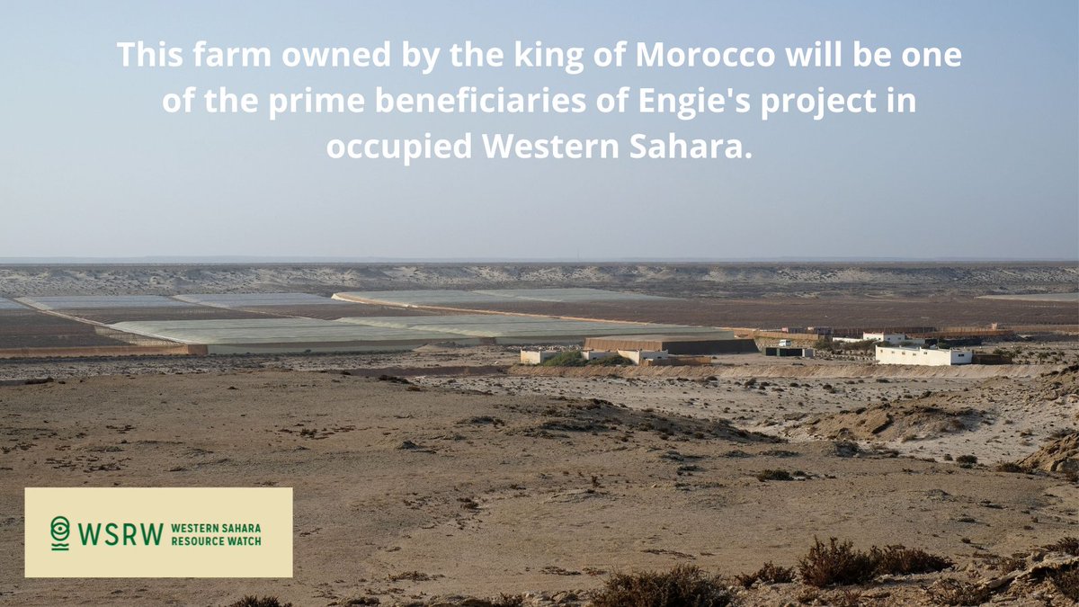 Three months after condemning #Russia's invasion of #Ukraine, @ENGIEgroup inks deals to start building a large water project in #WesternSahara, in partnership with the government of the illegal occupier #Morocco. wsrw.org/en/news/engie-… #BizHumanRights