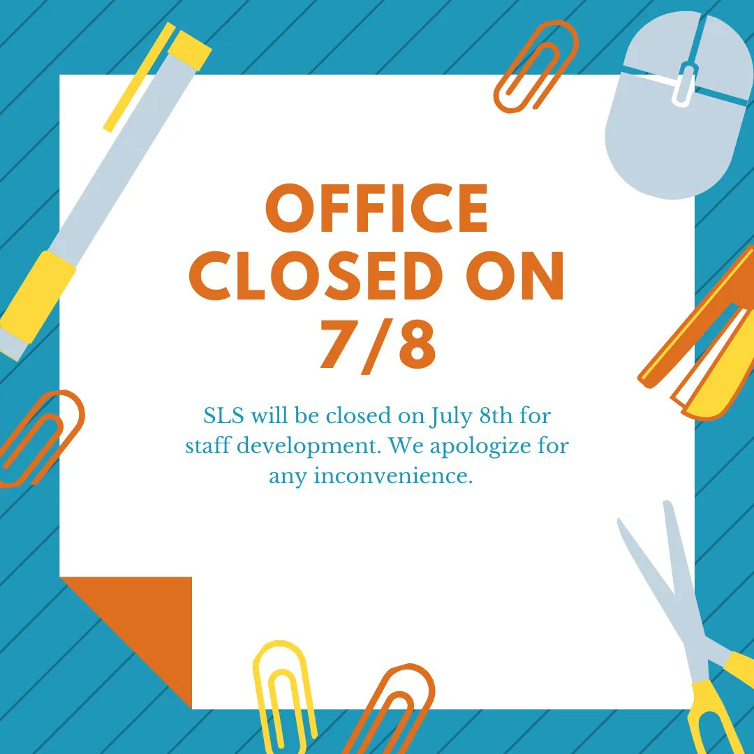 UIStudentLegal's tweet photo. SLS will be closed on July 8th for staff development. https://t.co/HOc36prR9C