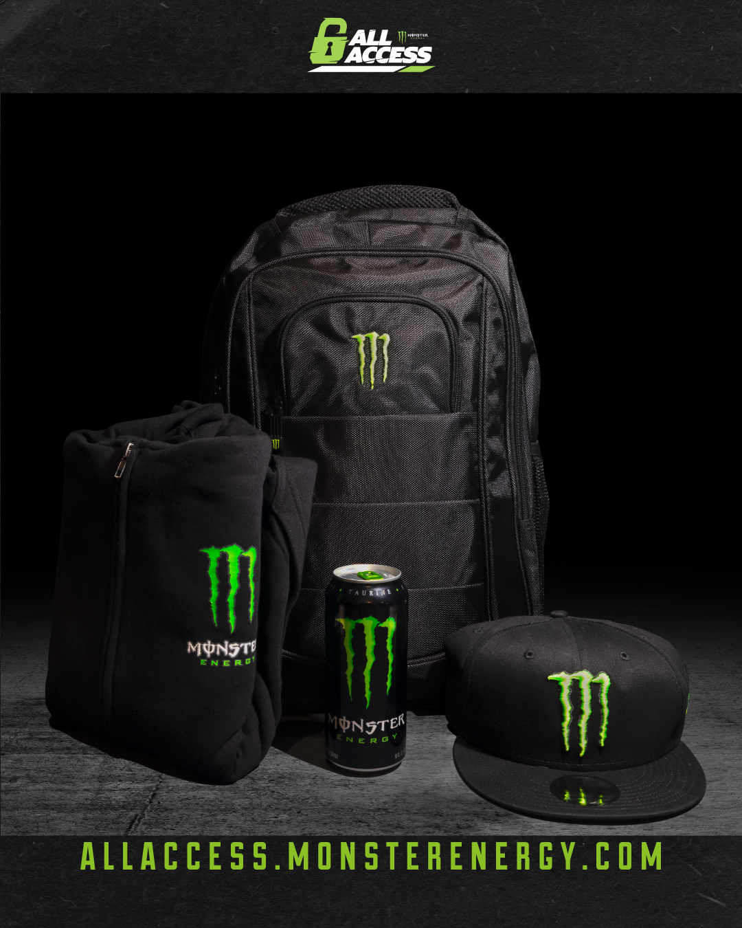 Monster energy backpack for clearance tabs
