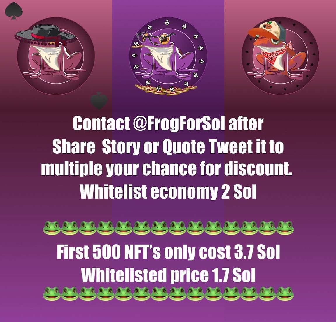 FrogForSol's tweet photo. Someone told me that it’s hard to listen and read at the moment. #slowmopost #frogforsol #SolanaNFTs #NFTs #p2e #Play2Earn #P2EGame #solananft #SolanaNFTproject https://t.co/HkOmHDOdje
