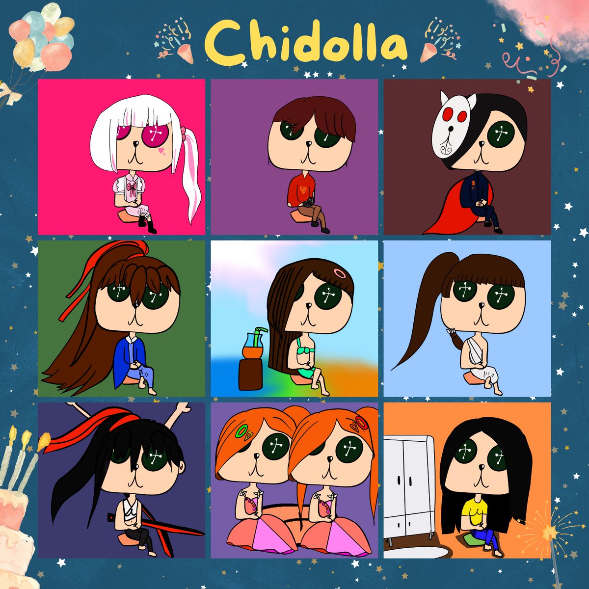 #NFTKid Chicha, She’s 6 years old.🥰

Chidolla is button-eyed doll.
💫 opensea.io/collection/chi… 

💎 Price : 0.045 $WETH (Polygon) 

I apologize for having to raise the price prematurely but I can't set the price below 5$US. 😭 

#Chicha #NFTs #NFTCommunity #NFTThai​ #NFTKids #NFT