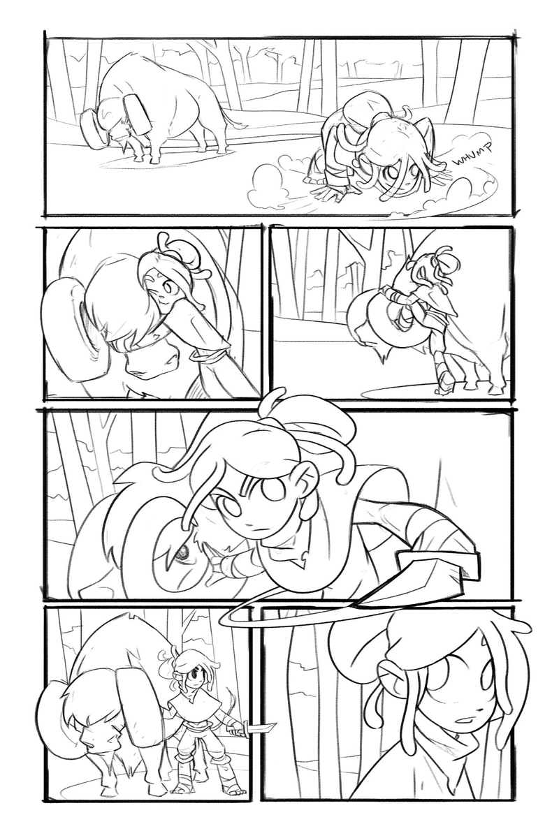 Found some old pages from a collab I was doing with Joey Donaldson back in like 2015. I had to back out thanks to a bunch of moves and job swaps, but this was super fun to work on. 