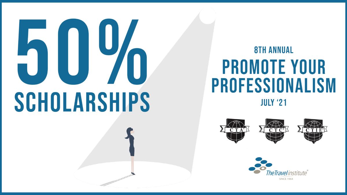 50% Certification Scholarships - Now OPEN 🎓 - mailchi.mp/thetravelinsti…