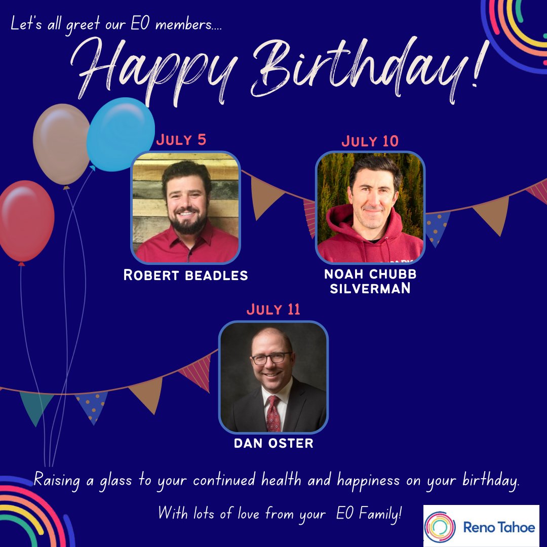 EORENOTAHOE's tweet photo. Happy Birthday to our July celebrants! https://t.co/A4GgDPDlgn