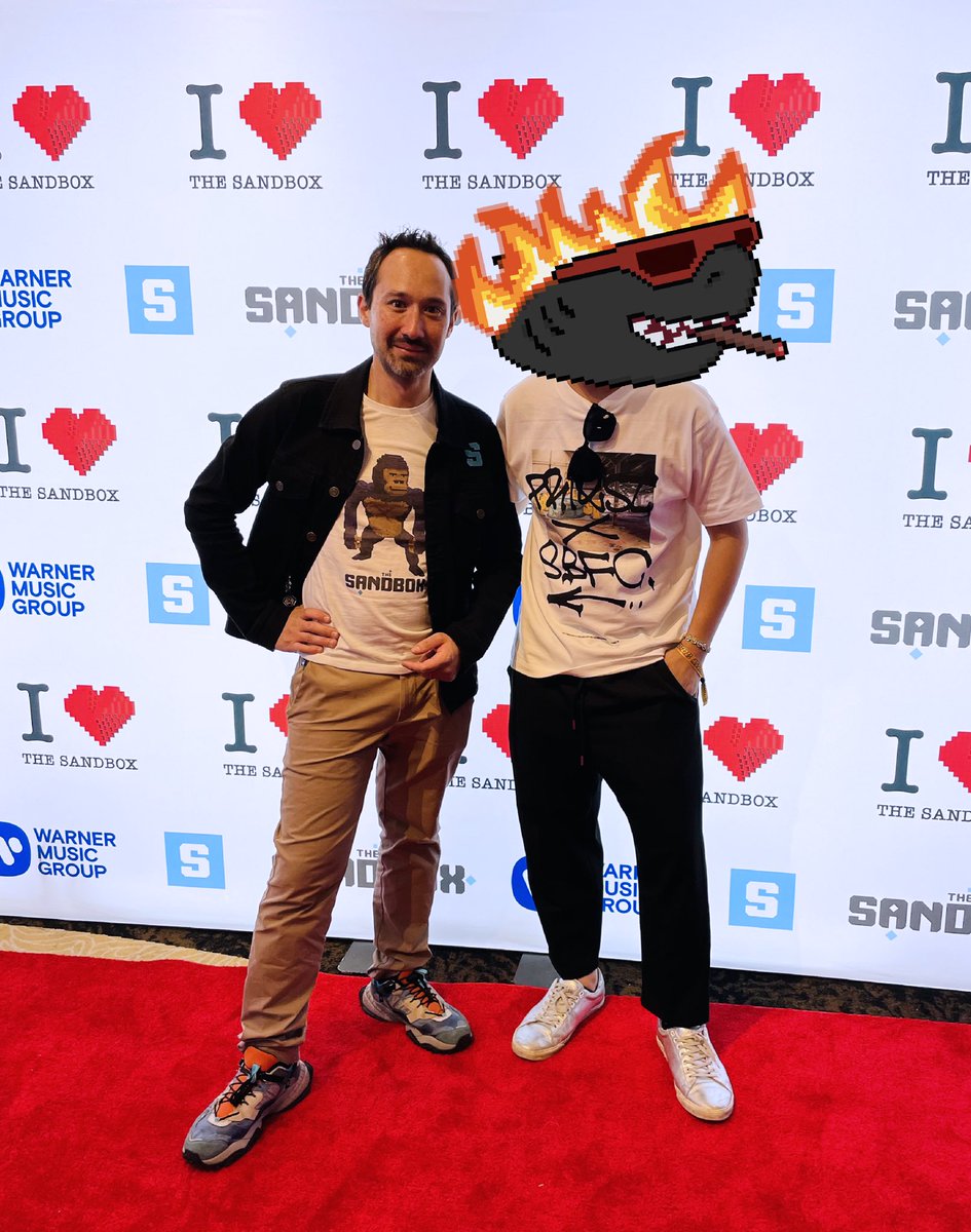 SharkBoyFC's tweet photo. It was awesome to meet with @borgetsebastien and the @TheSandboxGame team. In bear market we build! 🛸🛸🛸 https://t.co/St56gyYrh0