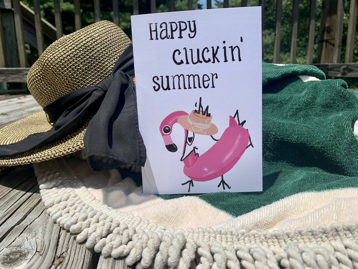 CraftedOnCanvas's tweet photo. Send a Summer Time Louie greeting card to a friend who needs to smile today. 

Add your words of encouragement, laughter, and love to bring the summer sun to their heart today! 

Purchase now!
https://t.co/a1VADlkNzL

#smallbusiness  #cluckedup #LouietheChicken #summer #fun https://t.co/co8C2nZfuH