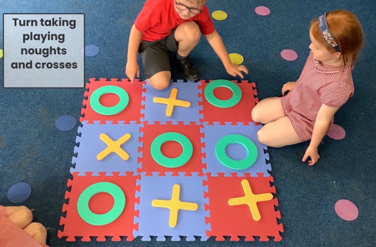 CherryOrchardPS's tweet photo. Reception have enjoyed playing noughts and crosses (and learning all about tactics!) - just some of the equipment bought with the money raised from our sponsored exercise challenge. #reception #learningmoreeveryday @Rivers_MAT 🍒 https://t.co/LbAqqMjnBq