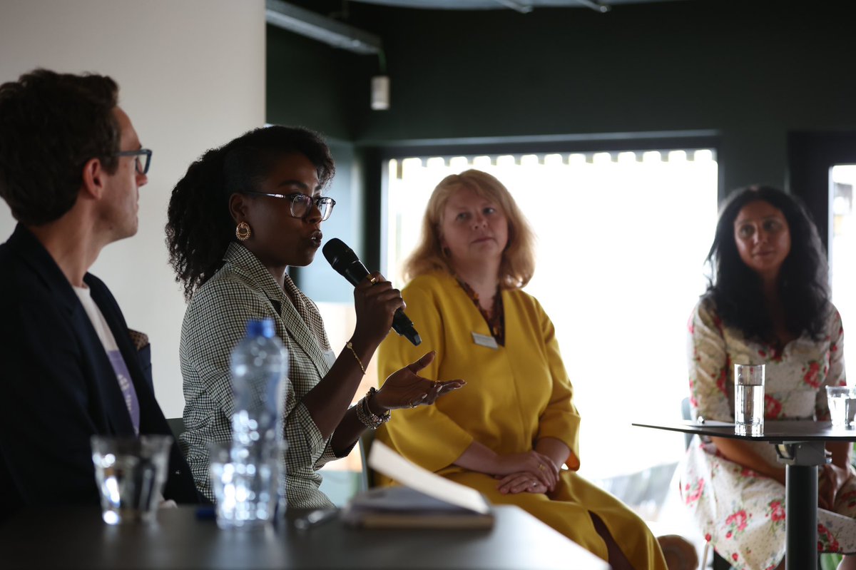 elsazekeng's tweet photo. An exceptional evening spent at the summer reception of @giz_gmbh talking about “the role of youth in international cooperation”
Youth should be involved throughout the process from design to implementation as co-creators of the future. Thanks for having me! @AfricaEuropeFdn https://t.co/8kIIBfuMfD