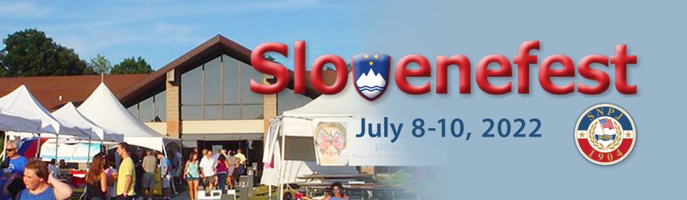 Slovenefest, a three-day event held the second weekend of July at the SNPJ Recreation Center in the Borough of SNPJ, PA, brings together thousands to enjoy the food, music, culture and fun of Slovenia.

slovenefest.com

#Pittsburgh