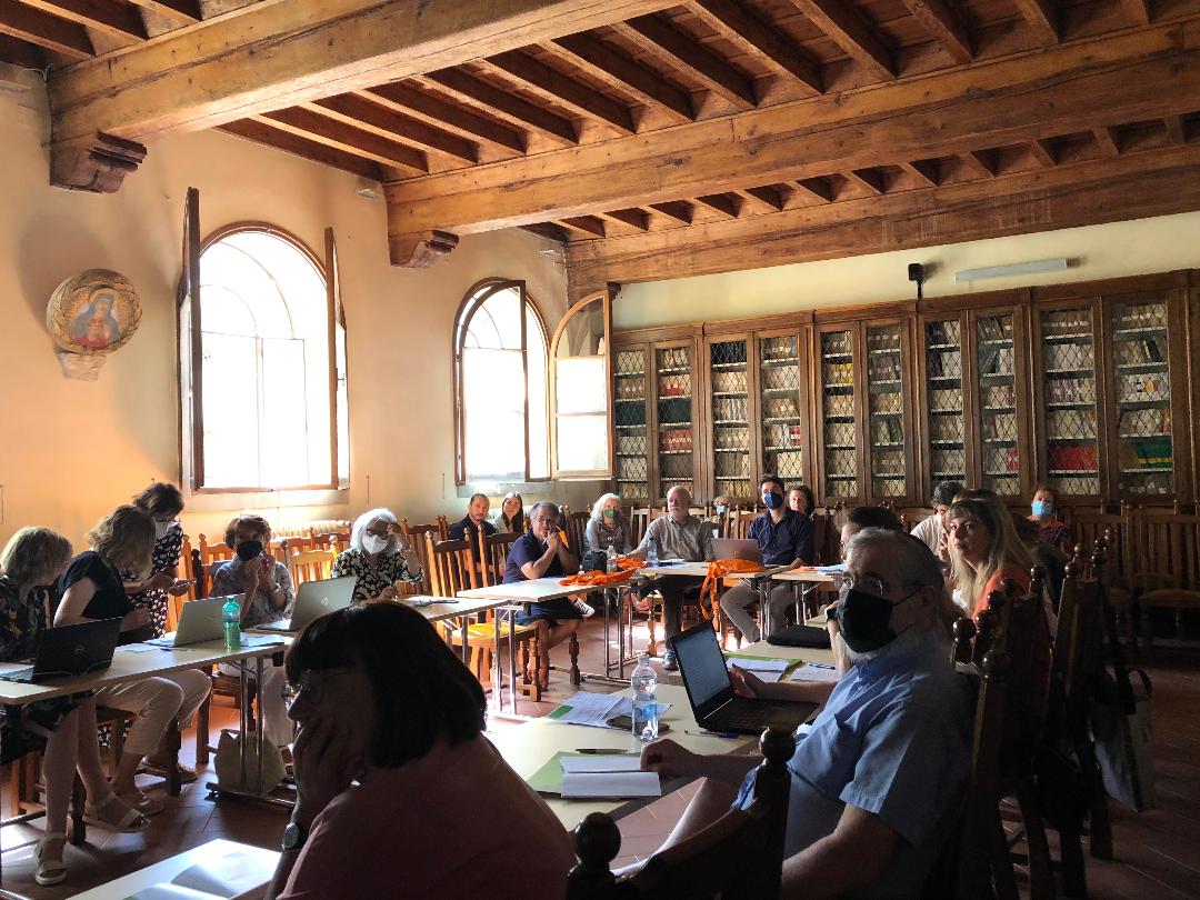 At Camaldoli, Italy for an international meeting of specialists in Italian Judaism, organized by the Center of Contemporary Jewish Documentation (CDEC) of Milan. A group full of knowledge and enthusiasm, as rarely happens in a conference.
