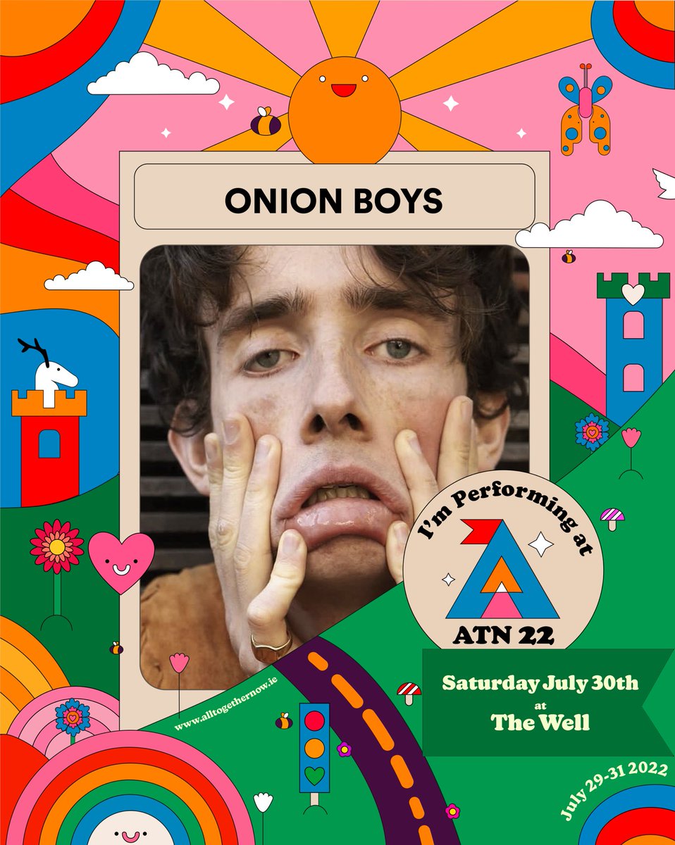 ONION BOYS live at <a href="/ATNfestival/">All Together Now</a> performing on The Well stage on Saturday night 🍄 #ATN22 #OnionBoys