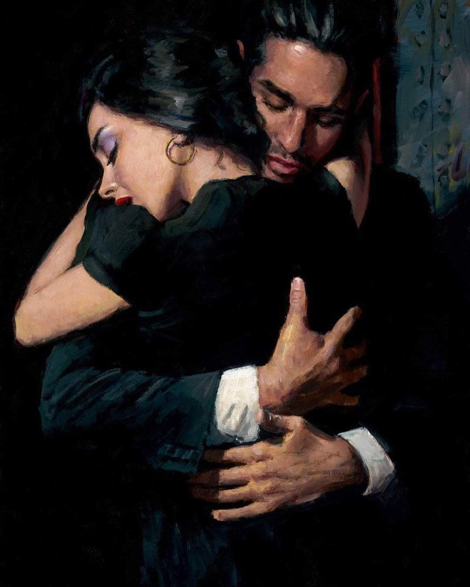 andrea_drea05's tweet photo. La diferencia entre "hola" y "adios". 

Dos pinturas de Fabián Pérez. https://t.co/54c6YHtoWw