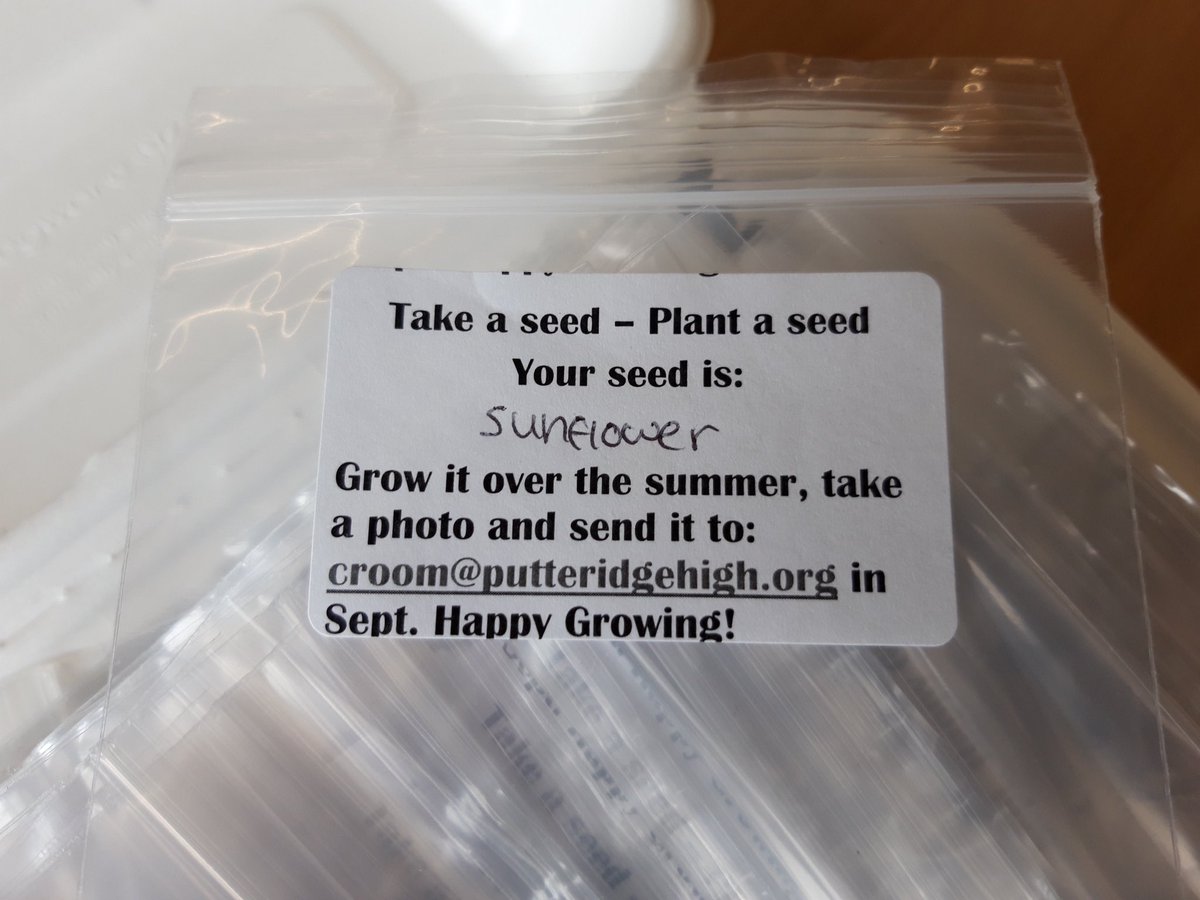 PutteridgeHSch's tweet photo. Well done to our yr8 WildEd team who packaged 267 seeds today ready for the launch of the Take A Seed, Plant A Seed competition tomorrow with our yr6 transition students #sustainability #SPS #WildEd #SDGs https://t.co/9Z4IEnFmaY