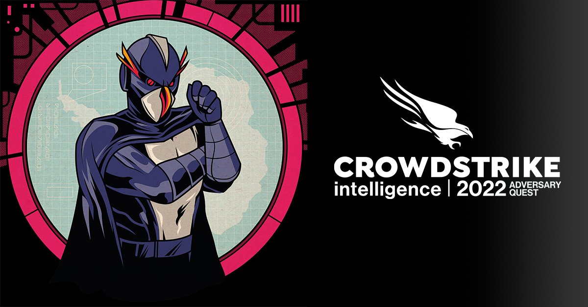 Get ready to solve eCrimes with #AdversaryQuest from July 11-25! 

This virtual capture-the-flag game is open to players of all levels. Play for a chance to win CrowdStrike swag.

Register: crwdstr.ke/6011zouWS