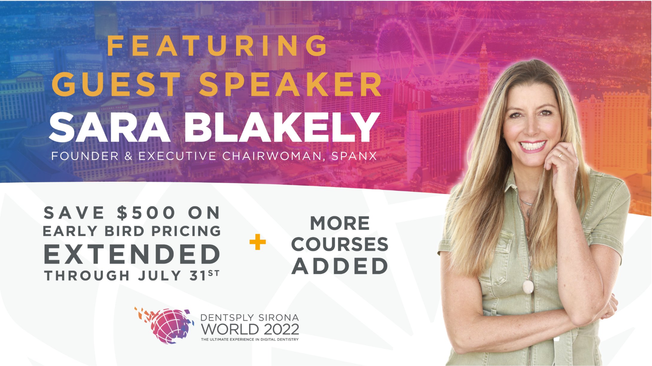 Spanx Founder to Speak at Dentsply Sirona World 2022