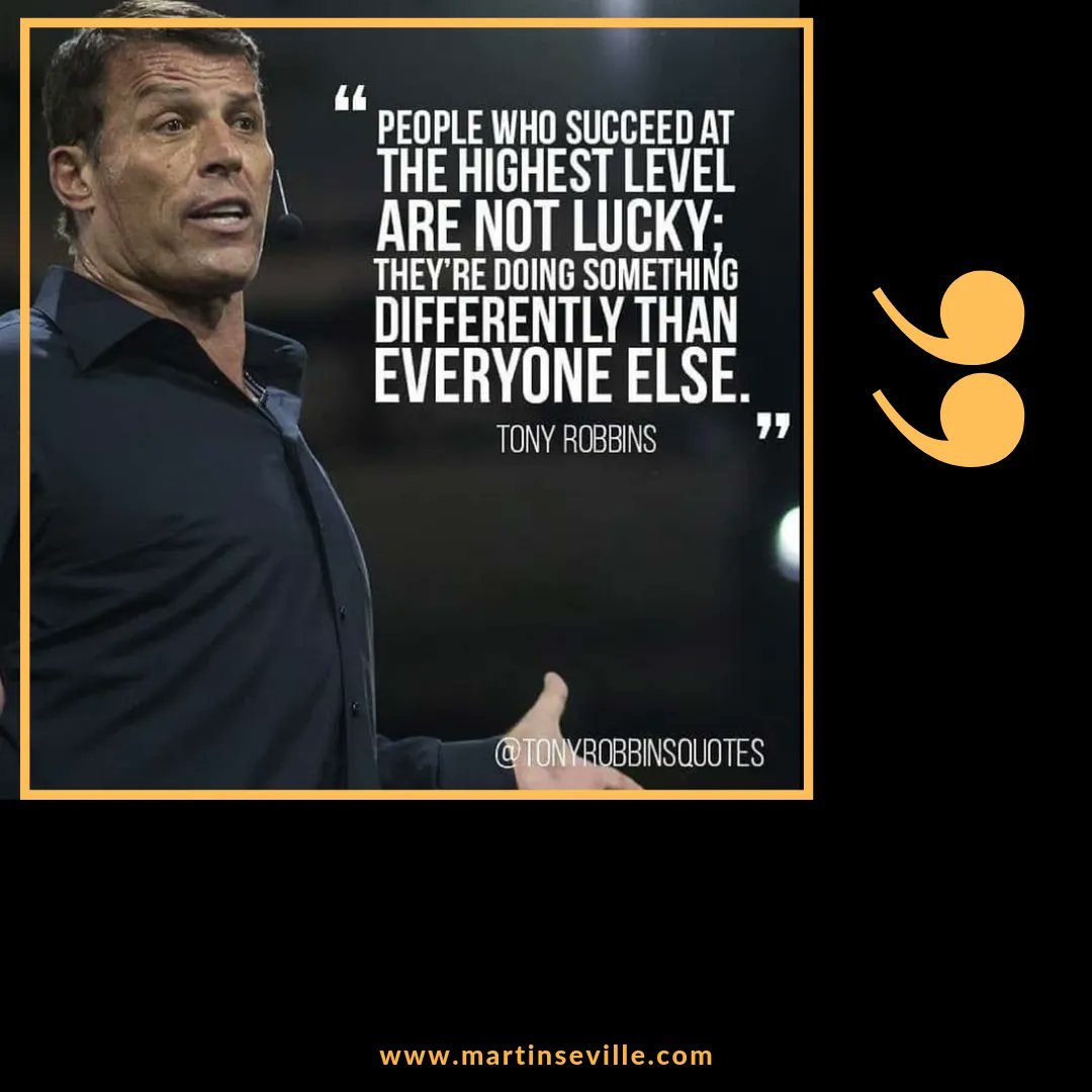 martin_seville's tweet photo. They think and do things differently. It's true.
... and soon I'm going to invite you to an event where some of the most successful people on the planet, including Tony, are going to show you how they do it ... for Free! Interested?
#tonyrobbins #knowledgeindustry https://t.co/5S3AdVA3pz