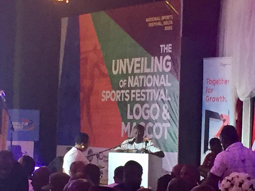 FutballG's tweet photo. The stage is set for the unveiling of the 2022 National Sports Festival tagged #Delta22.
The much awaited ceremony will get underway in few minutes time as we wait the executive Governor of Delta, Minister of Youths and Sports @SundayDareSD and other important dignitaries. https://t.co/Pw8a97y5AY