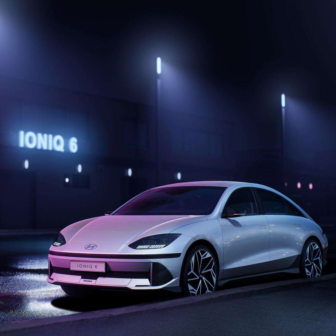 Petersen_Museum's tweet photo. Hyundai Motor Company today revealed the streamlined and timeless design of the highly anticipated IONIQ 6, the second model in its IONIQ dedicated all-electric-vehicle lineup brand. 

Text per @hyundai https://t.co/hArN9VK45X