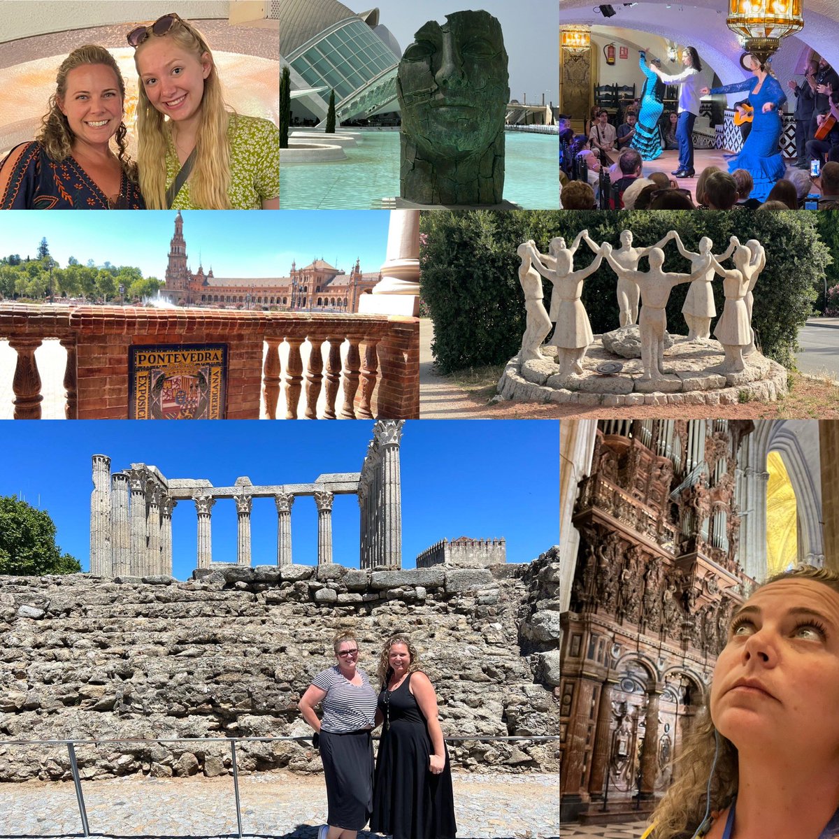 nphsdance_cam's tweet photo. So grateful for the experience to travel to Portugal & Spain with @CoullTiffani & students. I was overwhelmed by the artwork and appreciation for dance. A highlight was watching a Flamenco show in Barcelona with one of my IB dance students. 🖤💛 #ibdance https://t.co/JSzaPQcPej