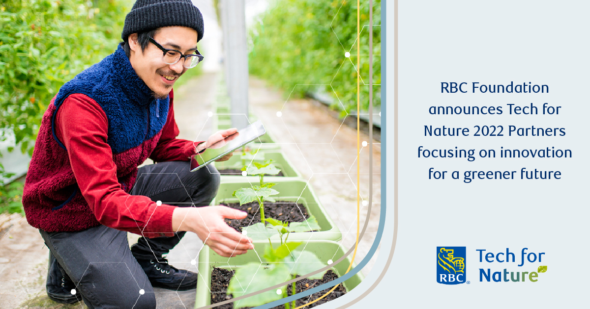 RBC's tweet photo. RBC Tech for Nature has committed $100 million by 2025 to support organizations that develop innovative solutions for a greener future. Learn more about the 2022 recipients and their actions: https://t.co/GDiucl1snO #RBCTechForNature https://t.co/SPCXepYzEL