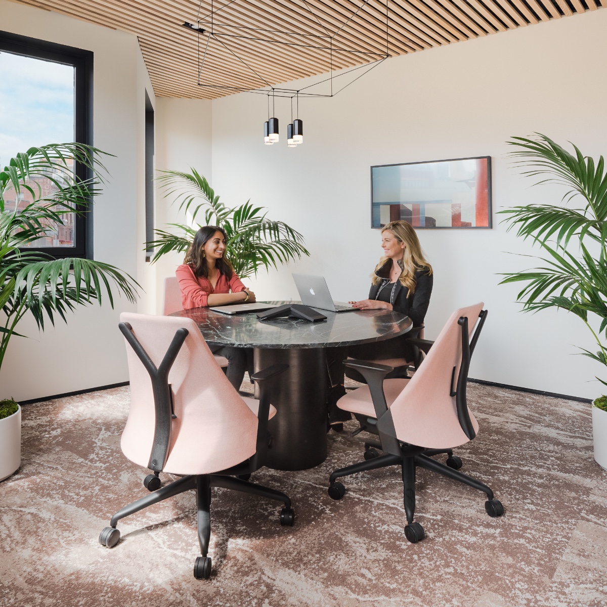 Find total comfort in our Sayl Herman Miller chairs throughout all CANOPY locations.