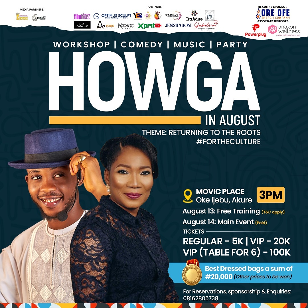 mhizmohole's tweet photo. You think say you sabi dress wella abi you get badass designer to pon your outfit? Na you get this.
Get your ticket
#HOWGA'2022
#ForTheCulture https://t.co/CZoOKZO175