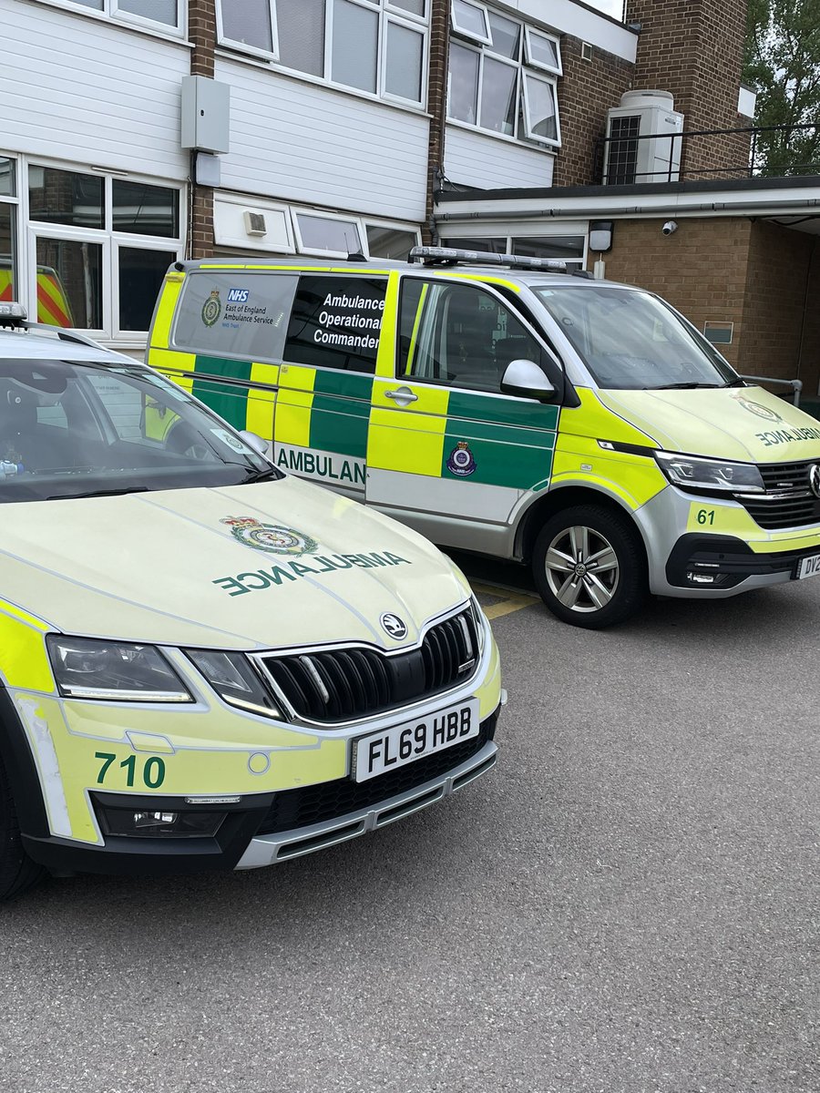 joshparamedic's tweet photo. An end to a busy day! 8 patient contacts with 2 requiring ED and 2 requiring different specialists. A very productive day with Dan learning about how we work as a team and how we can improve our patients journey! #everyminutematters #enddelayparalysis @ic24uk 
@EastEnglandAmb https://t.co/SGSHiYQ3X4