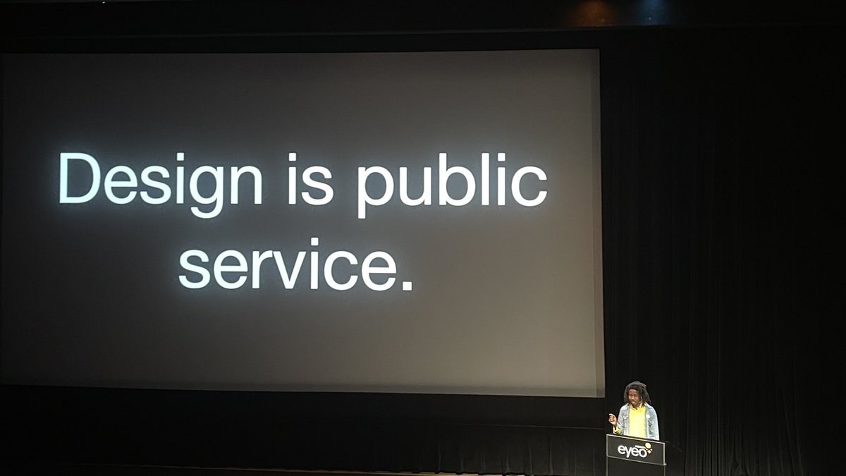 Agyei Archer, a type designer, has created type for an indigenous Caribbean language that couldn’t be written properly bc regular fonts wouldn’t have the right characters. #Eyeo2022 #eyeofestival #typedesign #publicservice