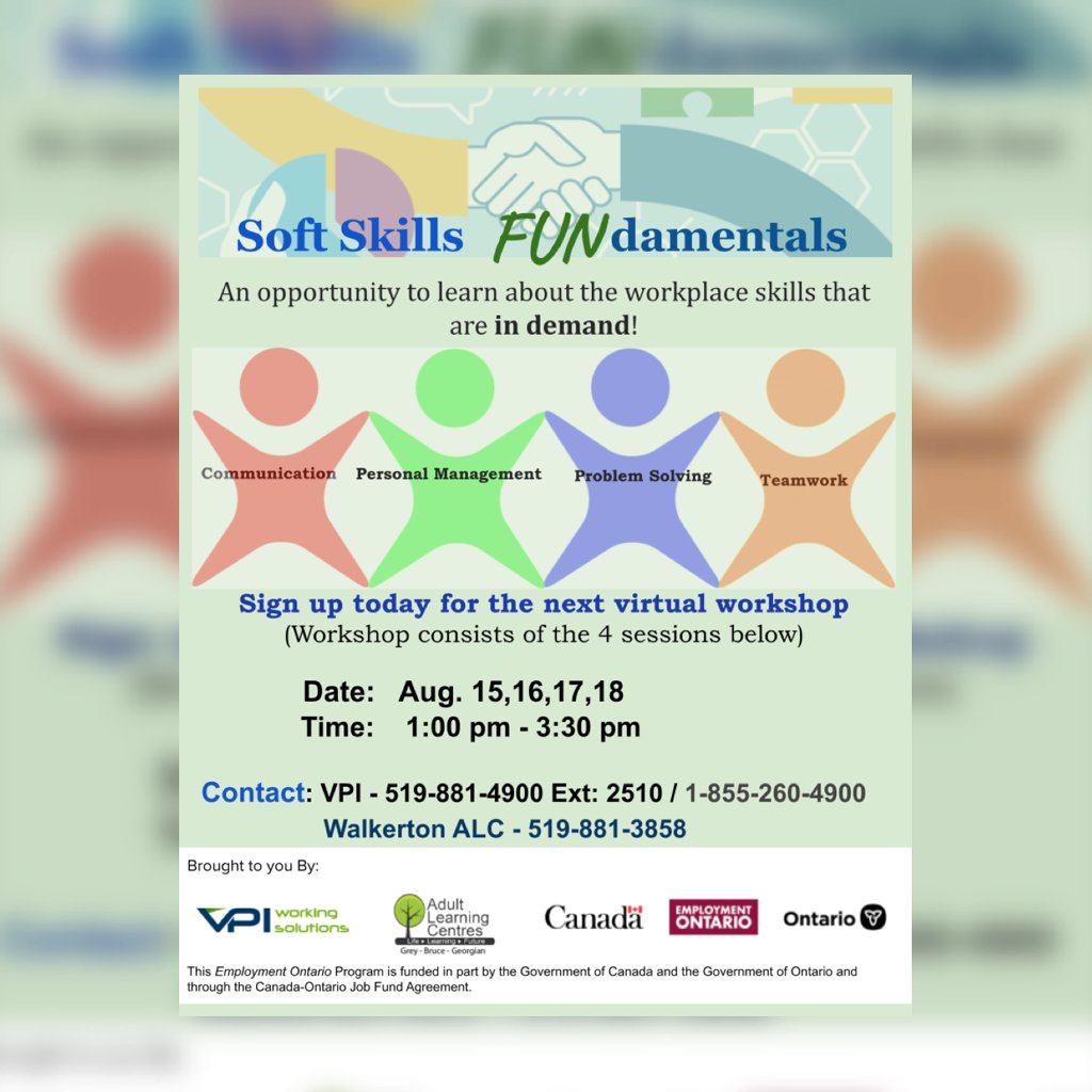 You WILL start your new career with confidence after completing this course! Learn about the workplace skills that are in demand! #communication #personalmanagement #problemsolving #teamwork 
This course supports learner success through our partnership with <a href="/vpiinc/">VPI Employment Services</a>