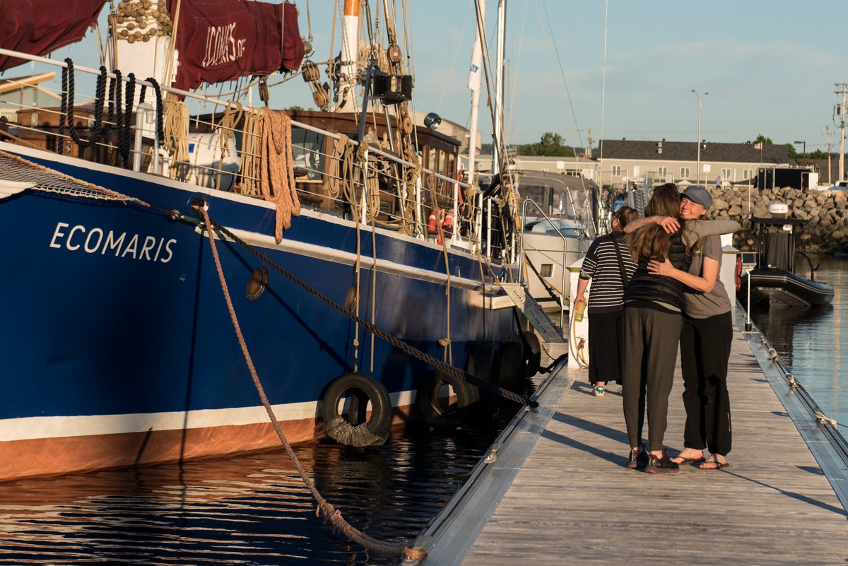 tallshipscan's tweet photo. FR |  Jeudi c’est le jour des membres! ⛵

Nous ouvrons le bal avec l’Écomaris, cette année! Plus grand voilier-école francophone d’Amérique, il voyage sur le St-Laurent &amp; propose différents programmes offrant des opportunités pour les jeunes entre 12 et 18 ans @EcoMaris 💙 https://t.co/oSlqM5dqAh
