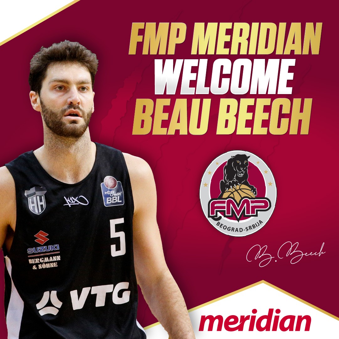 BCFMP's tweet image. Krilni centar Bo Bič (28, 203cm) novo je pojačanje KK FMP Meridian. 

Amerikanac koji se jednako dobro snalazi na pozicijama krilnog centra i niskog krila predstavljaće kapitalno pojačanje kluba u borbi u čak 4️⃣ takmičenja. 

Welcome @beaubeech02 ! 💪🏀

#kkfmp #panteri