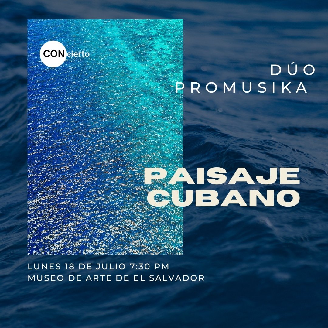 maikovalvarez's tweet photo. Dúo Promusika en concierto. Lunes 18 de julio 7:30PM Museo MARTE. Un recorrido por la música Cubana de la mano de @maikovalvarez y @efercla
#vocal_coach
#EnidClaramunt
#maikovalvarez
#elsalvador
#classicalguitar
#guitarraclasica
#jazzguitar
#duopromusika
#paisajecubano https://t.co/lDAad7StHa