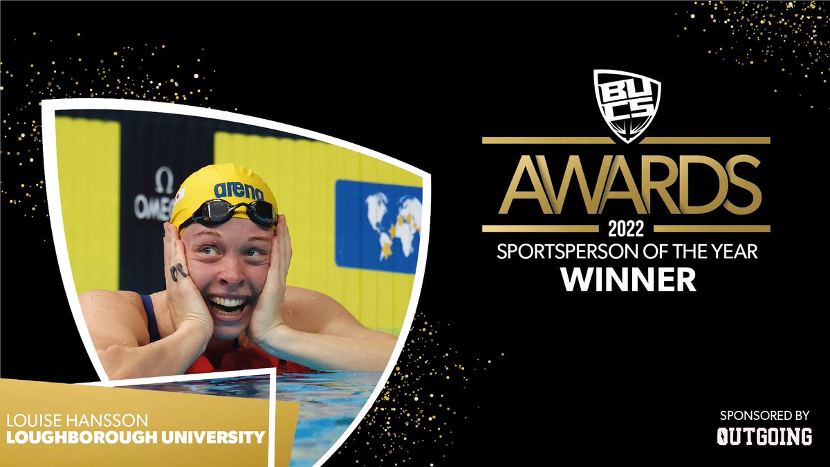 🎶 Who run the world? Girls 🎶

In a category dominated by women, it's Louise Hansson who is the Sportsperson of the Year, sponsored by <a href="/WeAreOutgoing/">Outgoing</a>, after a gold standard season for <a href="/Lboroswimming/">LoughboroughSwimming</a> 🥇 

#BUCSAwards