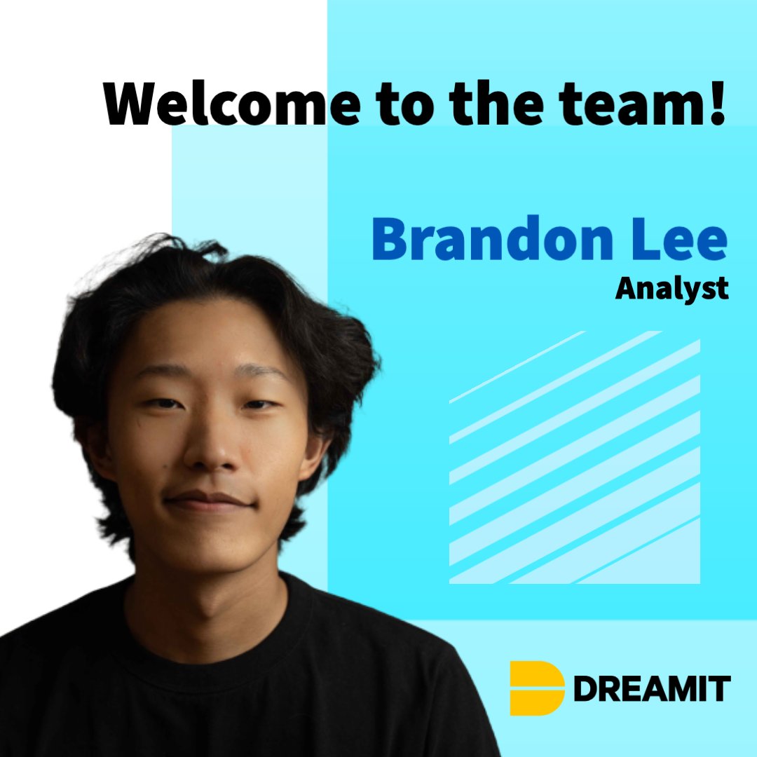 Dreamit Ventures (@dreamit) on Twitter photo We're excited to #welcome our new Analyst <a href="/brandonlee_61/">Brandon Lee</a> to the Dreamit Ventures team! Brandon joins us with a solid early foundation in entrepreneurship that sets him up nicely for an amazing career in venture capital. #welcomeaboard πππ We're excited to #welcome our new Analyst <a href="/brandonlee_61/">Brandon Lee</a> to the Dreamit Ventures team! Brandon joins us with a solid early foundation in entrepreneurship that sets him up nicely for an amazing career in venture capital. #welcomeaboard πππ