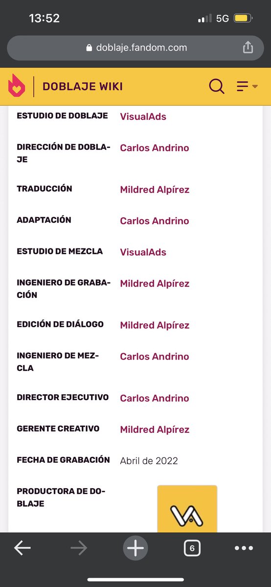 PeetSpinoza's tweet image. En Marzo del 2021 comencé a trabjar en VisualAds con Mildred y Carlos, ellos encargandose de reactivar el doblaje en Monterrey y este proyecto de Animacars fue completamente realizado por ellos, un logro enorme para ellos y ser parte del mismo me hace sentir muy feliz. #visualads