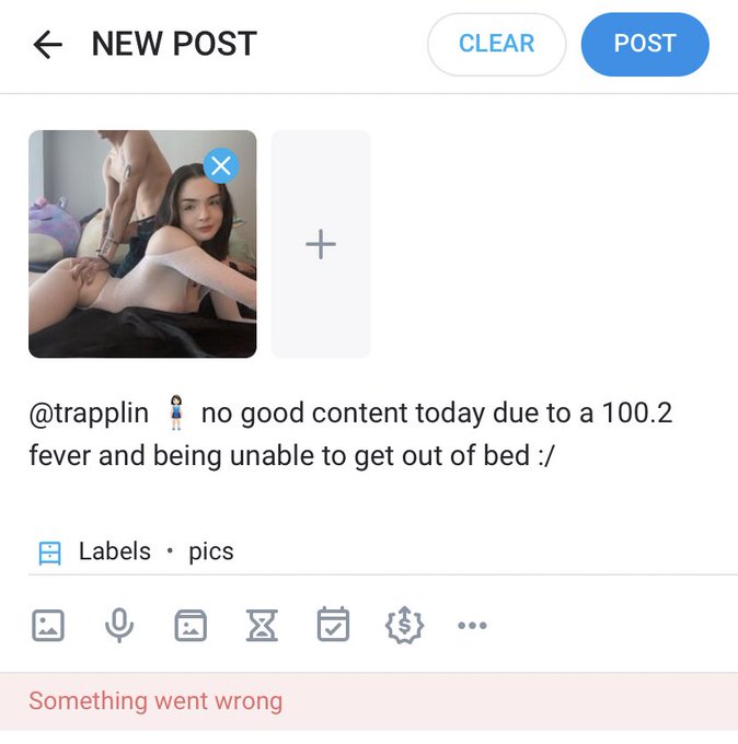 posted on my fansly but 0F refuses to let me post?? https://t.co/u6zUpqpzYZ