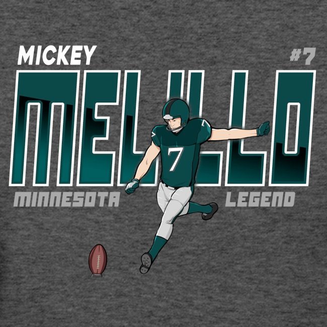 MN_Legend_SFL's tweet image. We've got another exclusive merch drop! 🚨🚨 This time featuring Mr. Automatic, Mickey Melillo!  This is your chance to shout "Micccckkkkeeyyyyy!" while wearing your very own Mickey shirt! All you need to do is head over to minnesota-legend.myspreadshop.com !!! 🔥💯