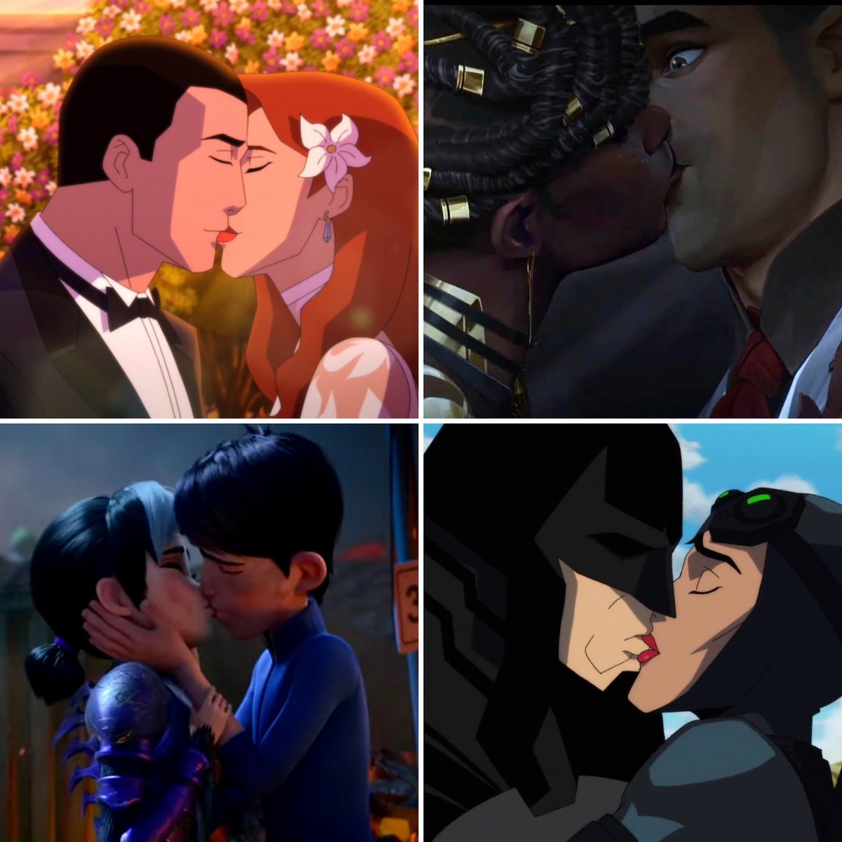 Best Kisses of the Year 😘 #InternationalKissingDay
❤️
💛
💚
#Animation #AnimationIsNotAGenre #YoungJustice #Superboy #MissMartian #Arcane #Trollhunters #TrollhunterROTT #TalesOfArcadia #InjusticeGodsAmongUs #DCComics #Batman #Catwoman #KissingDay #Love #WorldKissingDay
