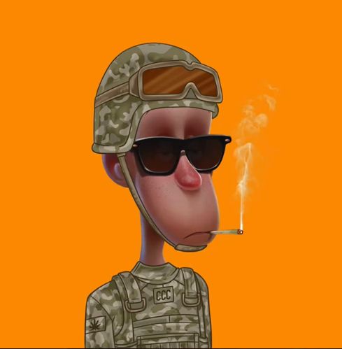 🛩️🪂🎁 #Airdrop #NFTGiveaway 🎁🪂🛩️
5⃣ CCC Foot Soldier Animated 🦶🪖 👣
@ #Canna_Comics To 5⃣Randoms (1⃣each😆)who 
✅like it
✅retweet it 
✅follow @Canna_Comics <a href="/potpate/">potpate</a> 
✅tag some👨‍👩‍👧‍👧
✅✍️WA👇
#Airdrops #airdop #NFTs #NFT #NFTGiveaway #NFTCommunity #Soldiers #Giveaways #comics