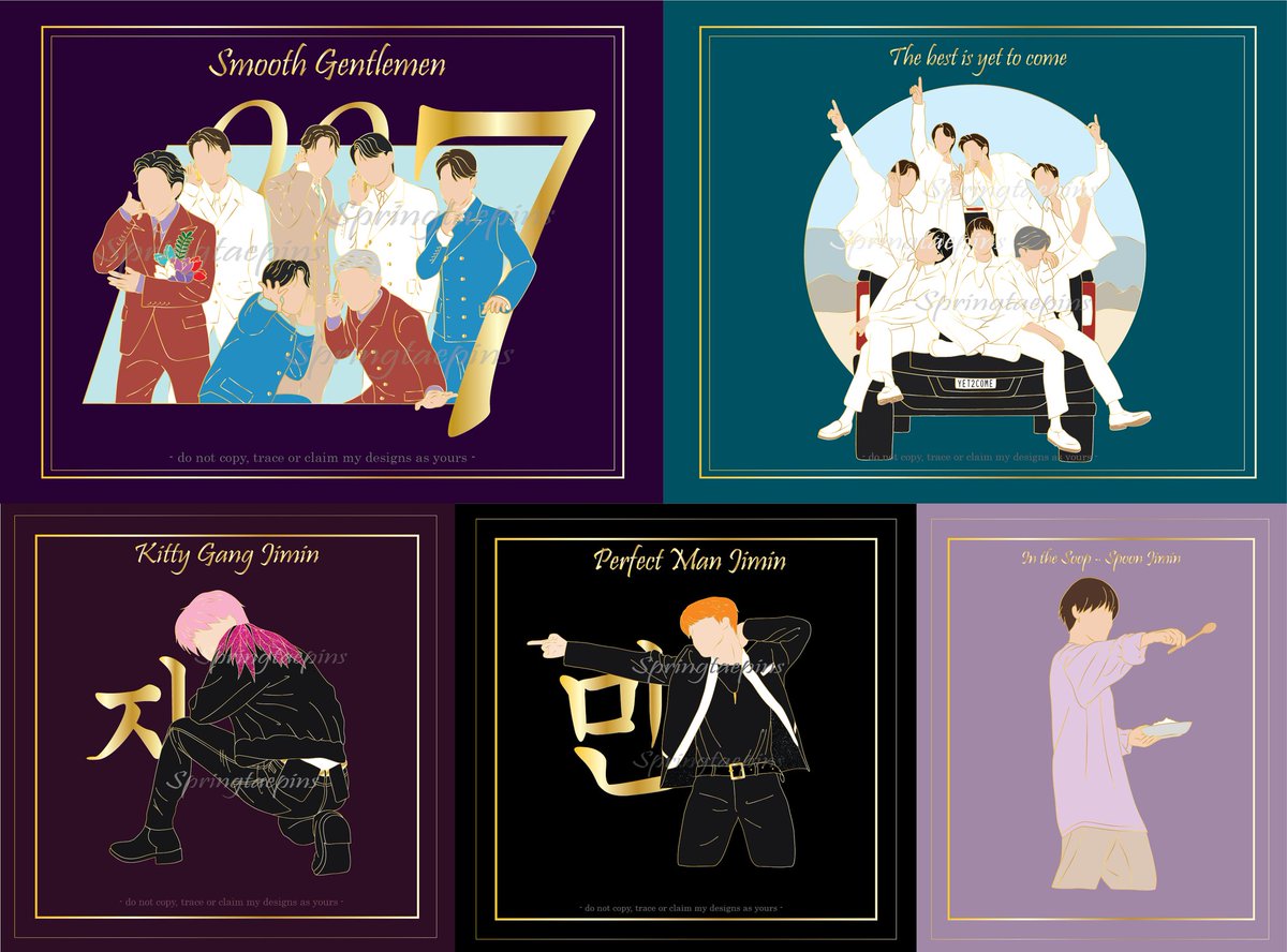 springtaepins's tweet photo. Hi lovelies!

I'm running an interest check in my Instagram stories for these pin designs 💜 If you're interested, please head to my Insta to vote 🥰

RTs are appreciated 💜💜 https://t.co/Rnu7hMsO2S