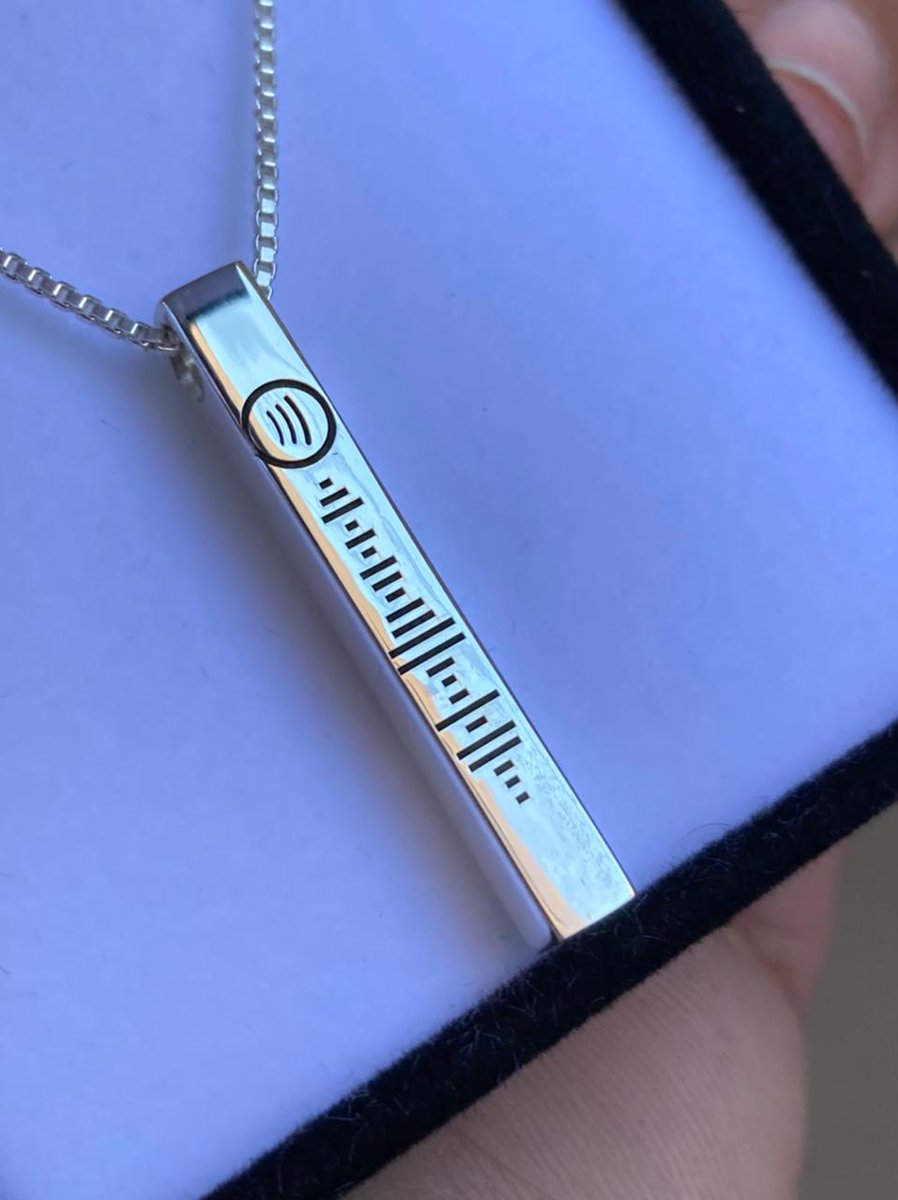 Get a Spotify scan code necklace with your favorite song code, We manufacture customized jewelry based in Gauteng 0846436010 for enquiries ✨

#DJSBU #KasiEnterprises #SkeemSaam #SkKhoza #AndileMpisane #itshappening