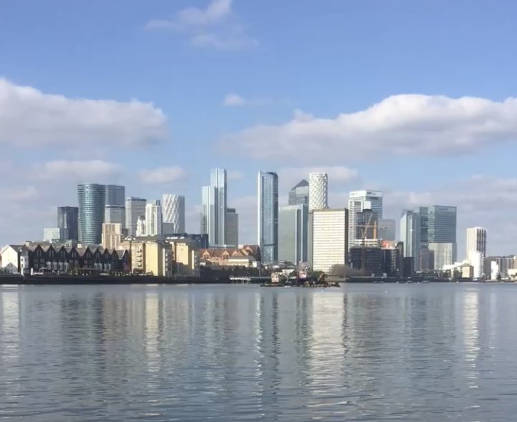 Today was my first day back in the office! I've definitely not missed getting on the tube but I have missed the city 💜 #VisitLondon