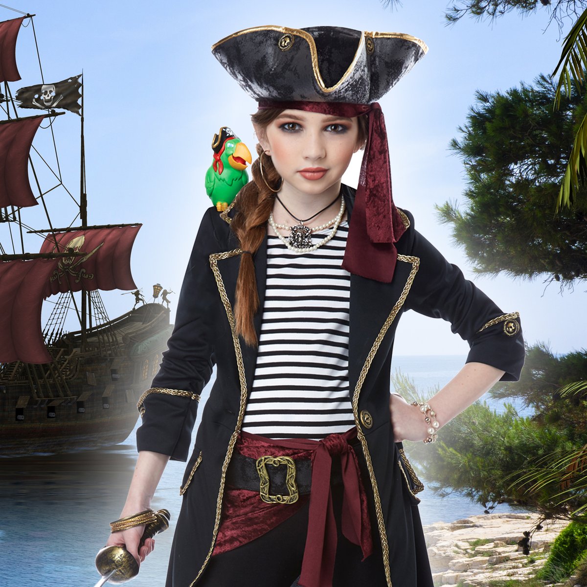 CalCostumes's tweet photo. This "High Seas Captain" is ready for adventure. Pirate costumes are perfect for dress up fun, pirate festivals and pirate parties.

#costume #cosplay #kidscostumes #childrenscostume #girlscostume #pirates #pirateslife #piratecostume
#piratefestival #costumparty #pirateparty https://t.co/zt5XA5utuO
