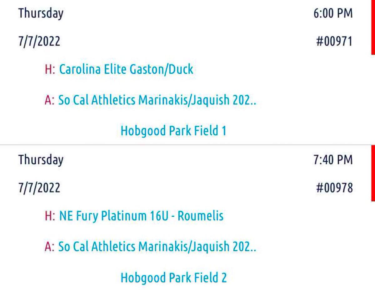 SoCal Athletics Premier tweet media