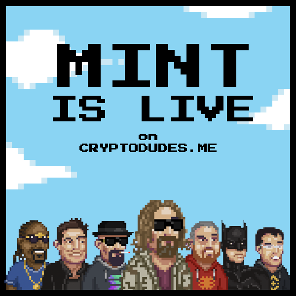 cryptodudes_me's tweet photo. #FREEMINT 𝗶𝘀 𝗟𝗜𝗩𝗘 𝗼𝗻 https://t.co/dHuEFuVpnj🥛
Whitelisted dudes only.

⛵️OpenSea:
https://t.co/BbYFUwRdb3

𝗧𝗛𝗘 𝗖𝗥𝗬𝗣𝗧𝗢 𝗗𝗨𝗗𝗘𝗦 𝗔𝗕𝗜𝗗𝗘.🏴‍☠️ https://t.co/rLt1Sc5j70