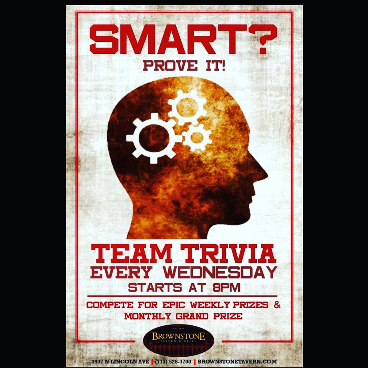 BrownstoneChi's tweet photo. 👋🏽 Twitter, it’s been a minute! Our trivia night is still going strong, so assemble your brightest and reserve your table on Tock: https://t.co/N2H1xg8TEM
See you tonight! 🍻 https://t.co/kb3ywJZdeA